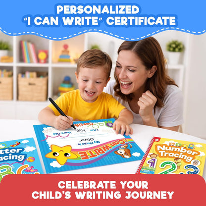 Doctor Jupiter Preschool Tracing Books for Kids Ages 3-5 | 100+ Wipe-Clean Learning Activities - Kindergarten Workbook with Lines, Shapes, Letters & Numbers | Educational Toys, Writing Practice