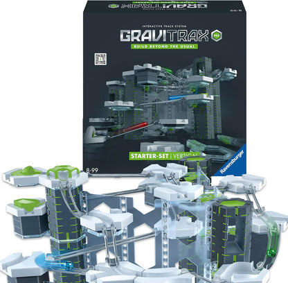 Ravensburger GraviTrax PRO Starter Set - Gravity & Magnetic Marble Game - MESH Accredited STEM Toy for Kids - Brain-Building, Educational Gift - Engages Critical Thinking, Problem Solving - Ages 8+
