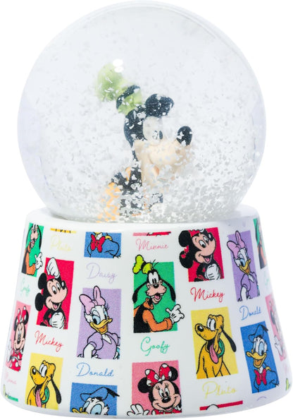 Silver Buffalo Disney Mickey and Friends Mini Light Up Snow Globe│Minnie Mouse│3.8 Inches Tall, 45mm (Small)
