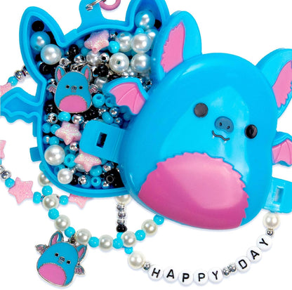 Original Squishmallows Archie The Axolotl Bracelet Kit, Friendship Bracelet Kit, Charm Bracelet Making Kit, Gifts for Girls, Squishmallows for Boys, Craft Kits