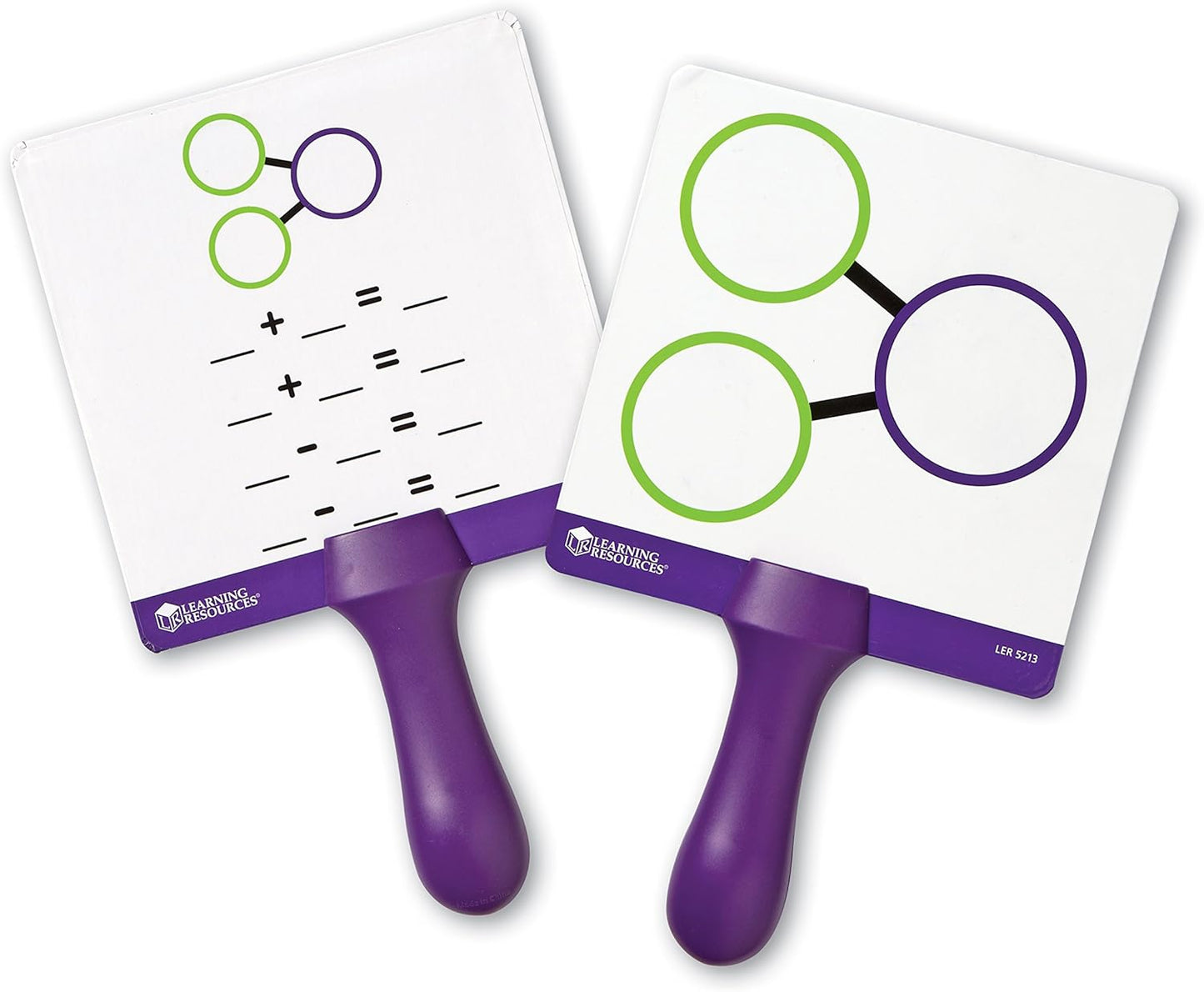 Learning Resources Double-sided Number Bonds Write-and-Wipe Answer Boards, Classroom Accessories, Set of 5, Ages 5+