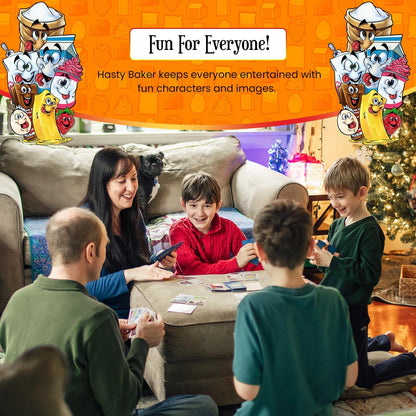 Hasty Baker Family Card Game - A Race to Collect Ingredients and Complete Recipes, for Families, Adults, Kids, Ages 7+, 2-6 Players, by GoChuckle