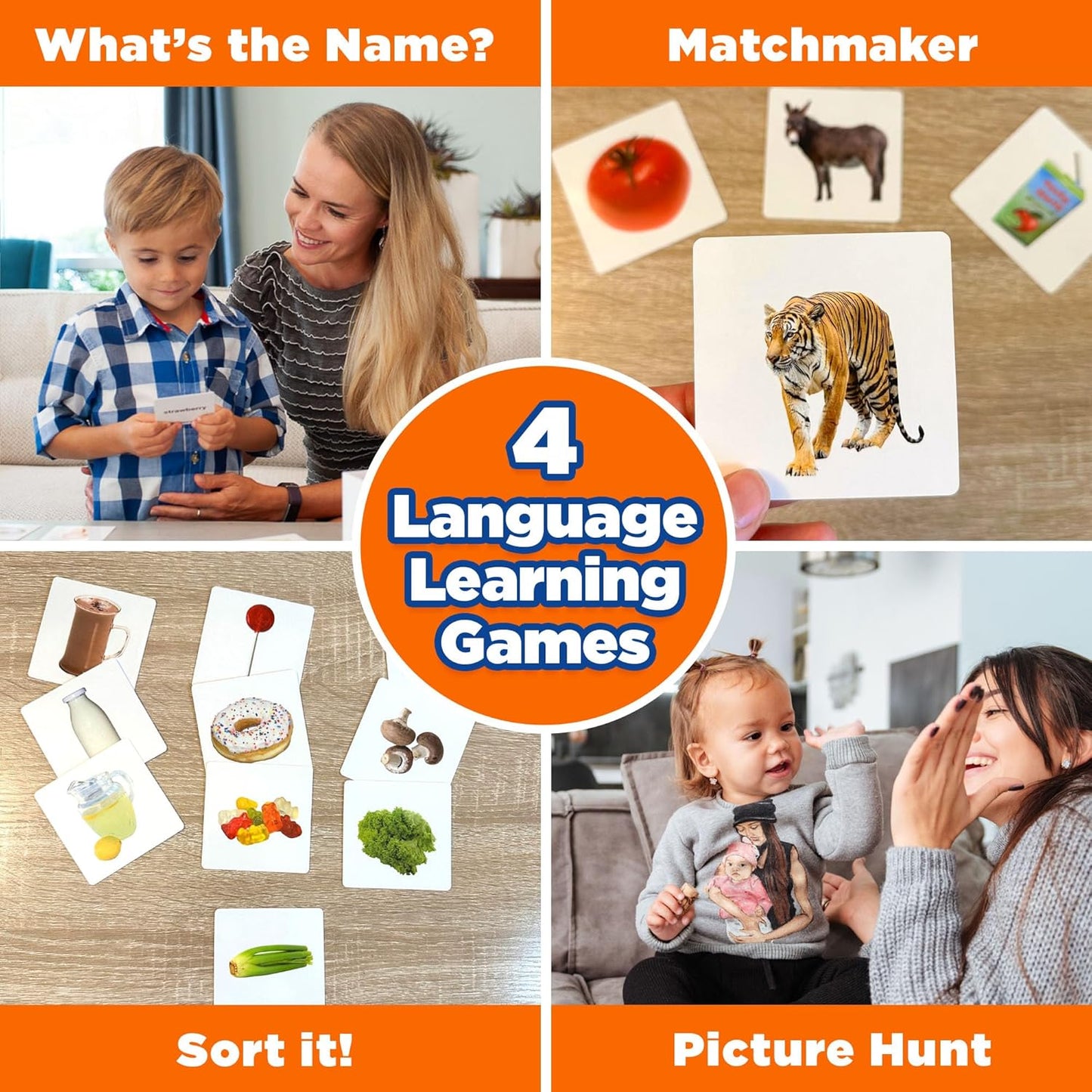 ThinkPsych First Nouns Picture Play Cards | Award Winning | 150 Picture Cards for Speech Development | Autism and Speech Therapy Materials | Best Flash Cards for Toddlers and Homeschool