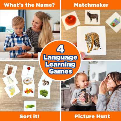 ThinkPsych First Nouns Picture Play Cards | Award Winning | 150 Picture Cards for Speech Development | Autism and Speech Therapy Materials | Best Flash Cards for Toddlers and Homeschool