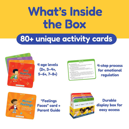 Team Supercrew SOS Kit – 83 Activity Cards for Kids Ages 2-8+ | Emotional Regulation Kit for Teaching Emotions, Social Skills & Positive Behavior | SEL Therapy Tools for Anger, Anxiety, Meltdowns
