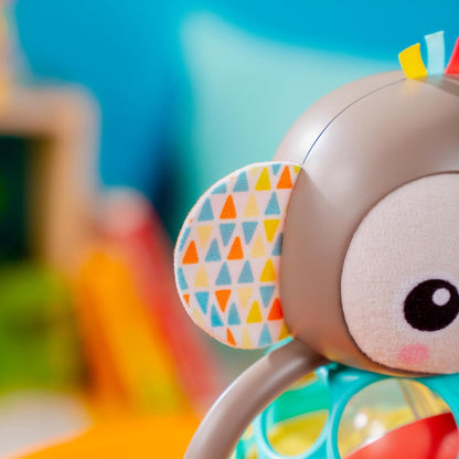 Bright Starts Oball Musical Toy, Jingle & Shake Pal, BPA-Free Easy-Grasp Baby Rattle Toy, Ages Newborn+