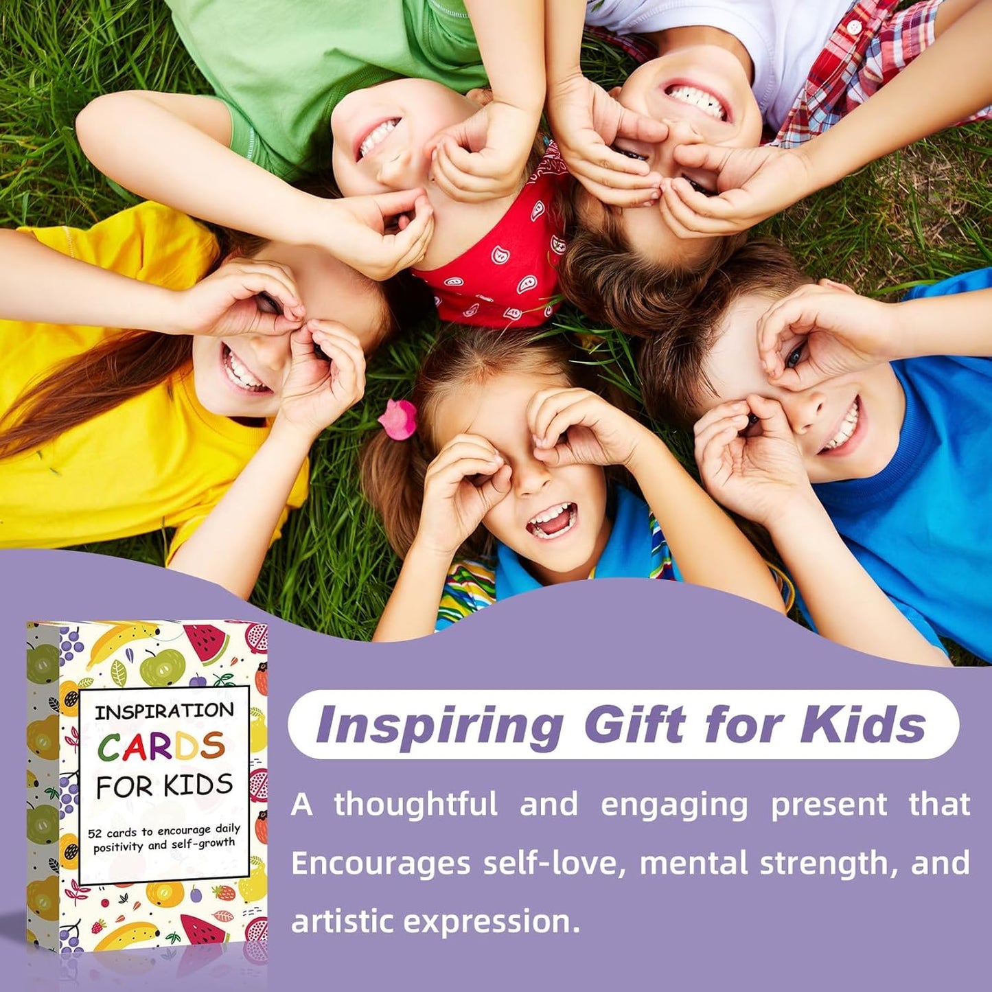 Affirmation Cards for Kids and Teens – 52 Positive Mindfulness Cards with Action Steps to Turn Dreams into Reality – Daily Inspiration for Self-Esteem, Positivity, and Ideal Gifts for Teens & Teachers