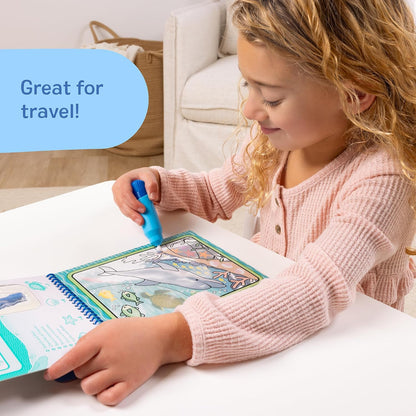 Melissa & Doug On The Go Water Wow! Mess Free Coloring Book, Reusable Water-Reveal Activity Pad, Dinosaurs, Travel Toys, Party Favors, for Toddlers & Kids Ages 3+