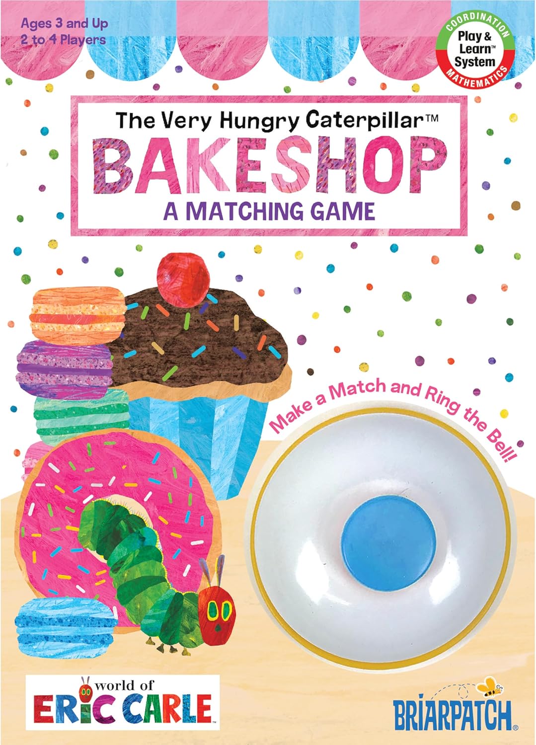 Briarpatch, The Very Hungry Caterpillar Bakeshop Matching Game, Based On Board Books By Eric Carle, Preschool Learning for Kids