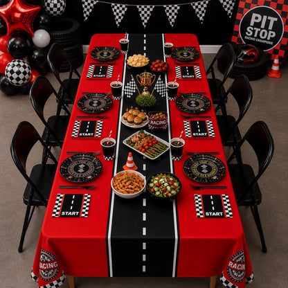 Blue Orchards Science Table Covers (Pack of 3) - 54"x108" XL - Science Birthday Party Decorations, Chemistry Party, Laboratory Theme Table Cloth