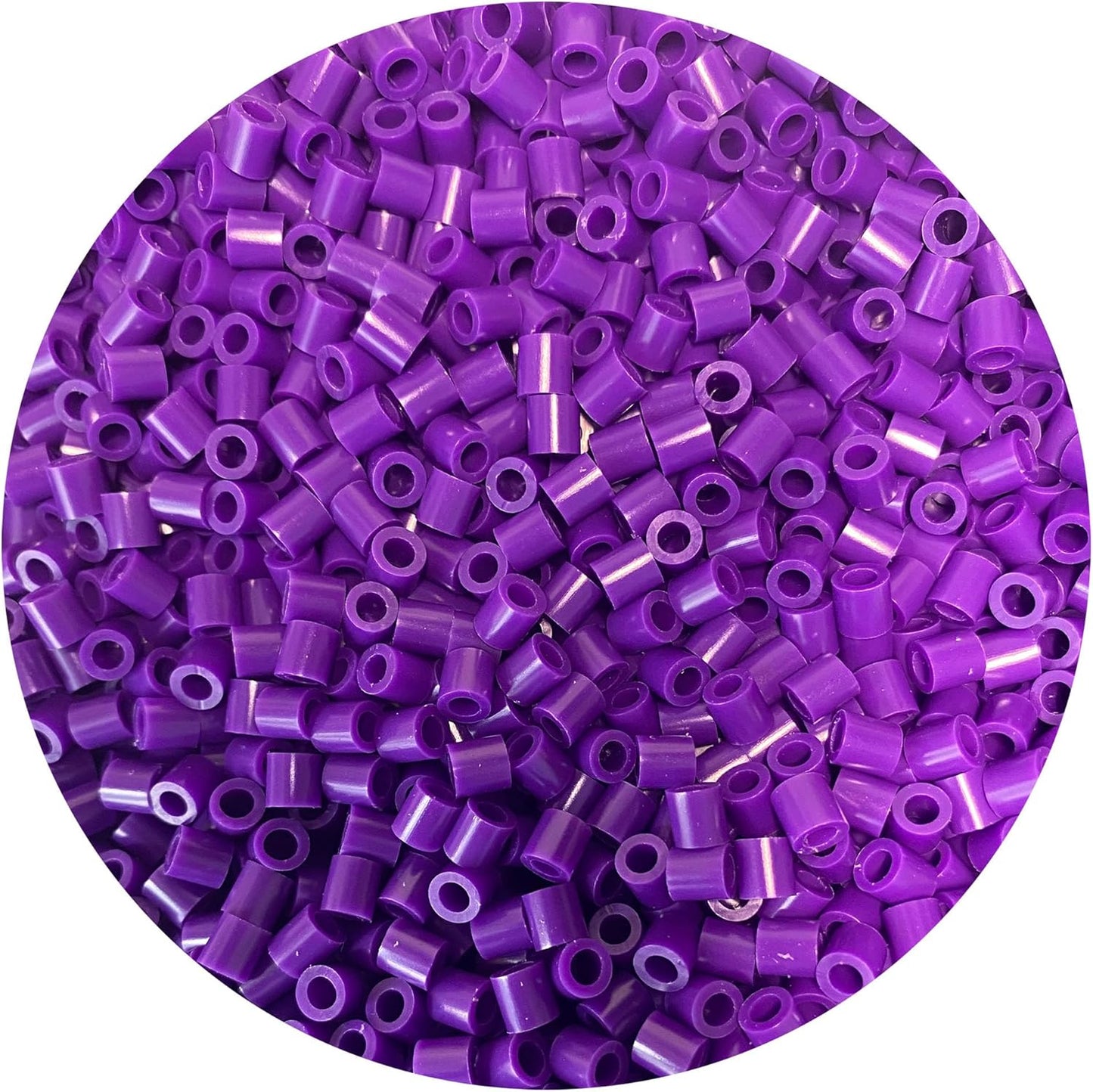 OEEKOI 5500Pcs Fuse Beads - 5mm Bulk Melting Beads for Crafts, Ideal for Christmas Birthday Gifts,Clear