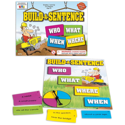 LEARNING ADVANTAGE Build-A-Sentence | Learning Games for Kids | Building and Literacy Game for Kids
