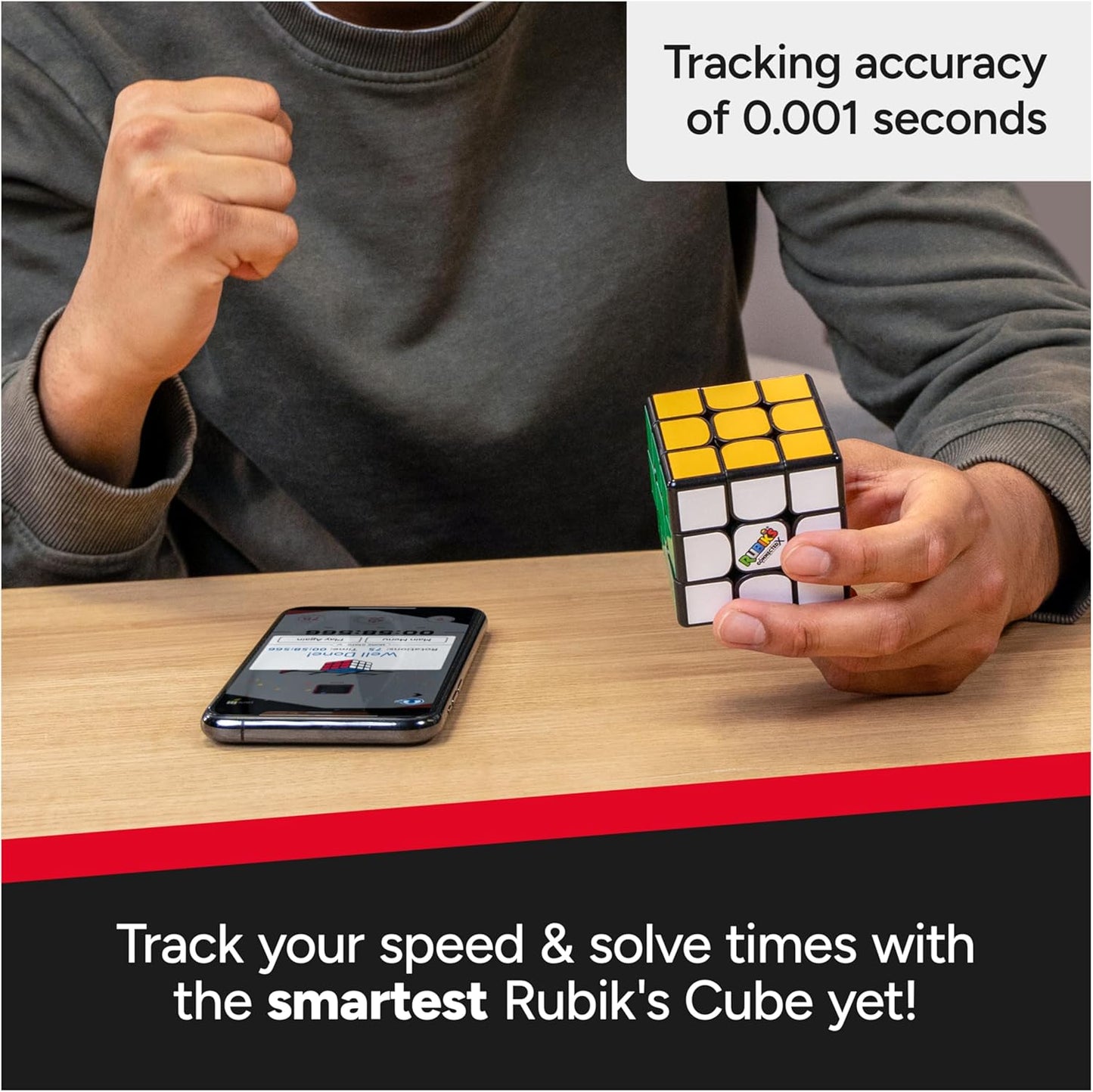 Rubik’s Cube, Special Retro 50th Anniversary Edition, Original 3x3 Cube Collectible & Desk Décor, Problem-Solving Brain Teaser, Fidget Toy, Sensory Puzzle for Adults, Teens, Kids, for Ages 8 & Up