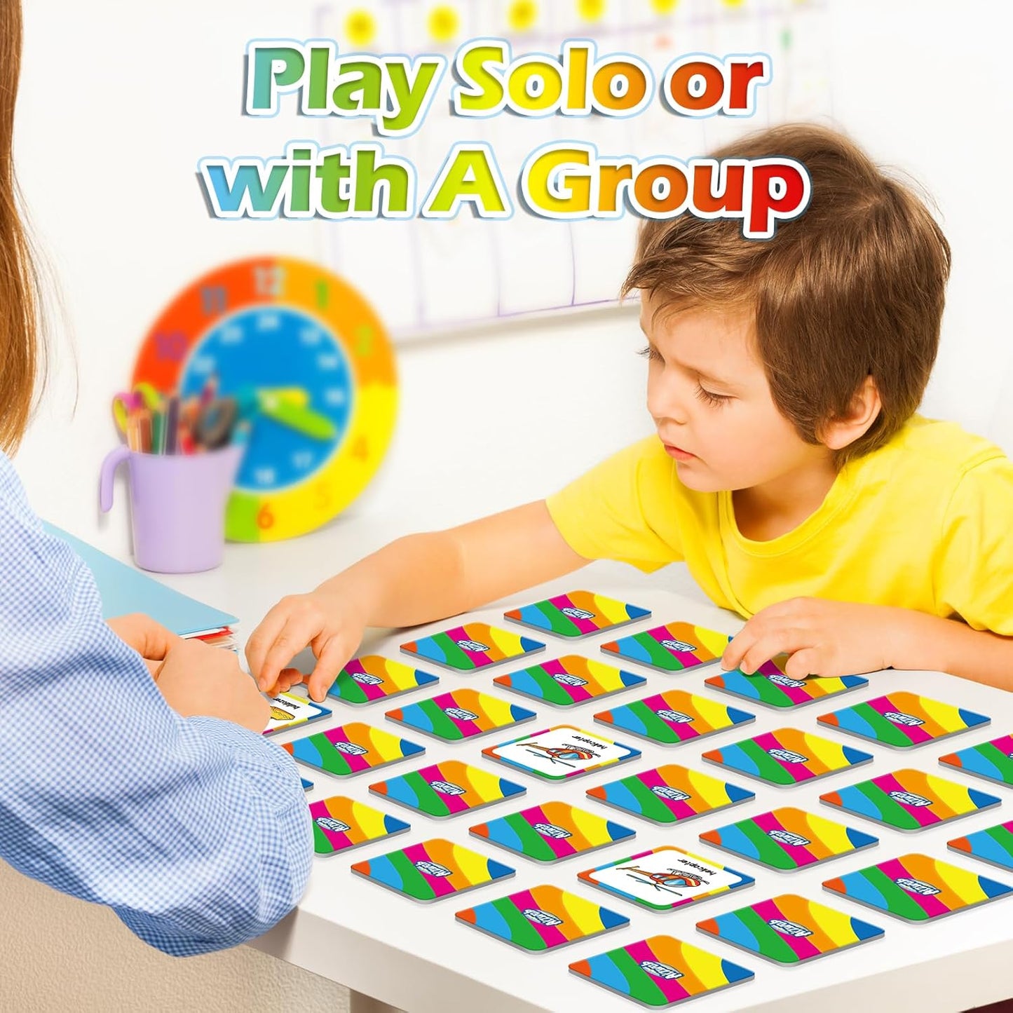 Aizweb CVC Word Match Game - 60 Pc Toddler Card Games for Kids Ages 3-6, Phonics Flash Cards for Preschool & Kindergarten Learning Activities, Educational Toys for Home School Supplies