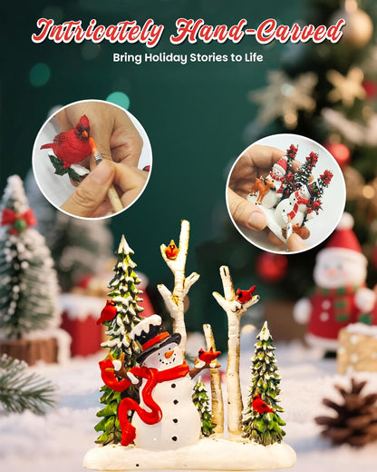 Extra Large Christmas Snow Globes Christmas Lantern, 12.99" Musical Snow Globe with 8 Songs, Santa Snowglobe for Kids Adults, 6H Timer Dual Power, Lighted Christmas Decorations Indoor Gifts