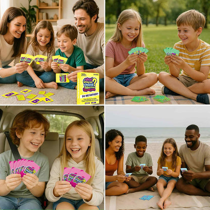 QUOKKA Board Games for Kids 8-12 – Family Games for Kids and Adults – What Would You Choose – 500+ Questions – Original Edition – Fun Card Game for Family Night