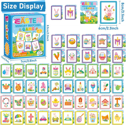gisgfim 100 PCS Memory Matching Game Famous Paintings Concentration Memory Card for Adults Learning Educational Game A Fun & Fast Artworks Theme Matching Games