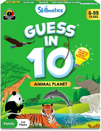 Skillmatics Guess in 10 NASA Space, Perfect for Boys, Girls, Kids & Families Who Love Card Games, Educational Toys, Travel Games, Gifts for Ages 8, 9, 10 and Up