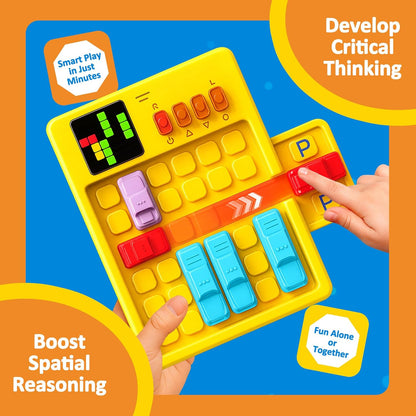 1500 Levels Intelligent Car Maze Game Huarong Road Escape Puzzle Desktop Brick Game Machine Logic Parking Blocks Kids Toy Gift