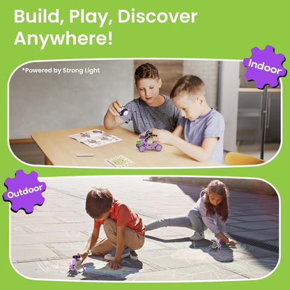 Sillbird Solar Robot Building Kit STEM Gift for Boys Aged 8-12, 12-in-1 DIY Science Educational Robotic Toys for Kids Teens Birthday, Powered by the Sun with 190 Pieces