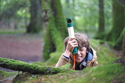 Hape Hide &-Seek Periscope| Bamboo & Plant Plastic Periscope for Hide &-Seek & Spy Games for Children Ages 5 & Up, Green (E5569)