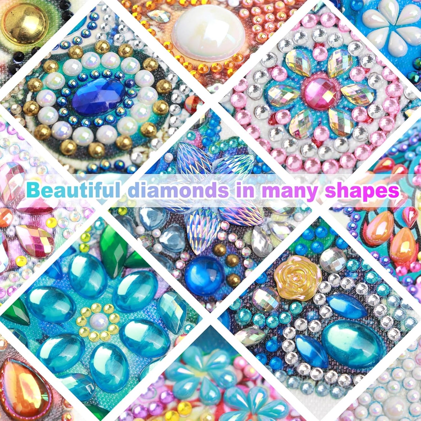 POETRYDRAW Pink Butterfly Special Shaped 5D DIY Partial Drill Diamond Art Painting Kit 30x30cm (Butterfly-1)