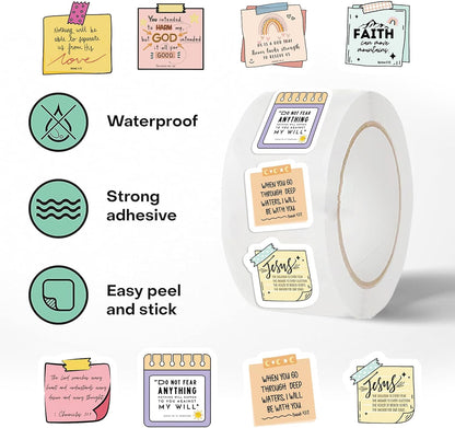 Chemistry Stickers Roll for Kids, Science Lab Experiment Stickers, 1000PCS 2 Rolls Chemical Lab Reward Labels, 10 Styles Classroom Teacher Supplies STEM Party Favors