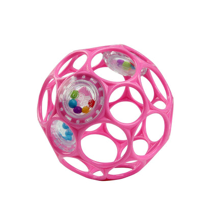 Bright Starts Oball Musical Toy, Jingle & Shake Pal, BPA-Free Easy-Grasp Baby Rattle Toy, Ages Newborn+