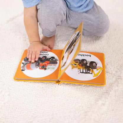 Melissa & Doug 41533 Poke-a-Dot Construction Vehicles | Activity Books | 3+ | Gift for Boy or Girl