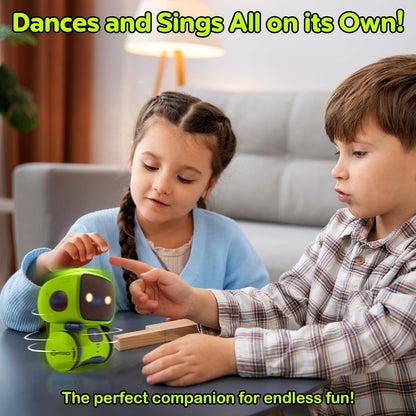 Contixo R1 Kids Robot Toy, Blue Interactive Smart Robots with Voice Control Talking Dancing Learning Touch Sensor Compact Educational Portable Toy for Boys Girls Toddlers 3-8 Years Old Birthday Gifts