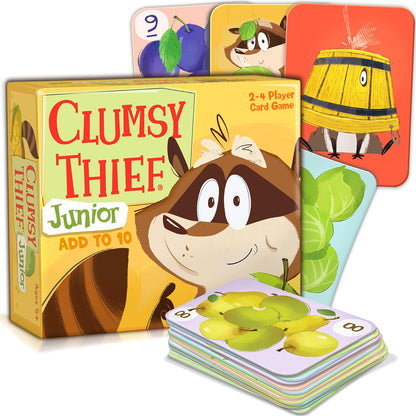 Melon Rind Clumsy Thief Math Game for Kids Ages 8+, Educational for Kid's Learning and Confidence Building, Fun Math Card Game for 3-6 Players Adding to 100