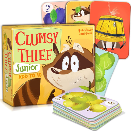 Melon Rind Clumsy Thief Math Game for Kids Ages 8+, Educational for Kid's Learning and Confidence Building, Fun Math Card Game for 3-6 Players Adding to 100