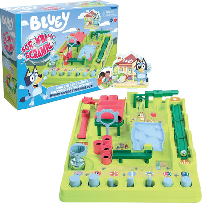 TOMY Screwball Scramble Level Up Marble Maze - Vertical Beat-The-Clock Marble Run Game - Skill & Dexterity Challenge - 1–4 Players - Ages 5+