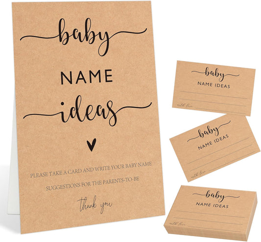 Minimalist Style How Many Gummy Bears Are In The Jar Baby Shower Games Set(1 Sign and 50 Cards), Gender Reveal Games, How Many Guessing Cards for Bear Babyshower, Gender Reveal Party Activities, 19