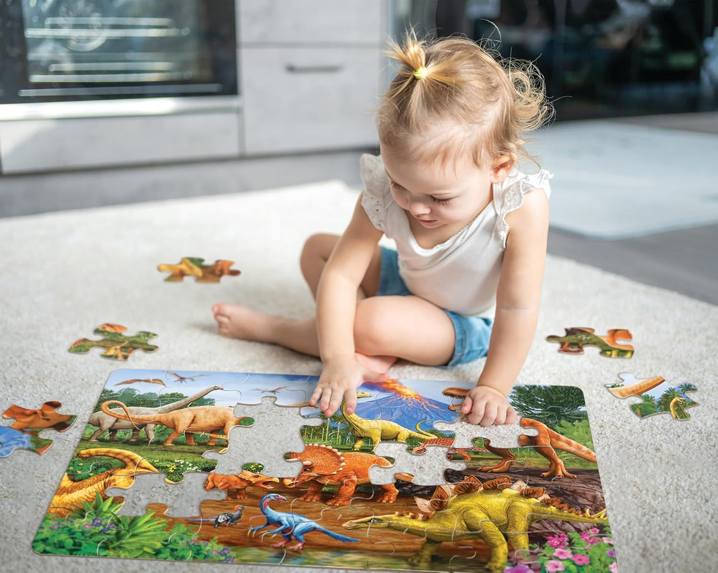 Cobble Hill Kids 35 Piece Floor Puzzle - Dinos - for Ages 3 and up