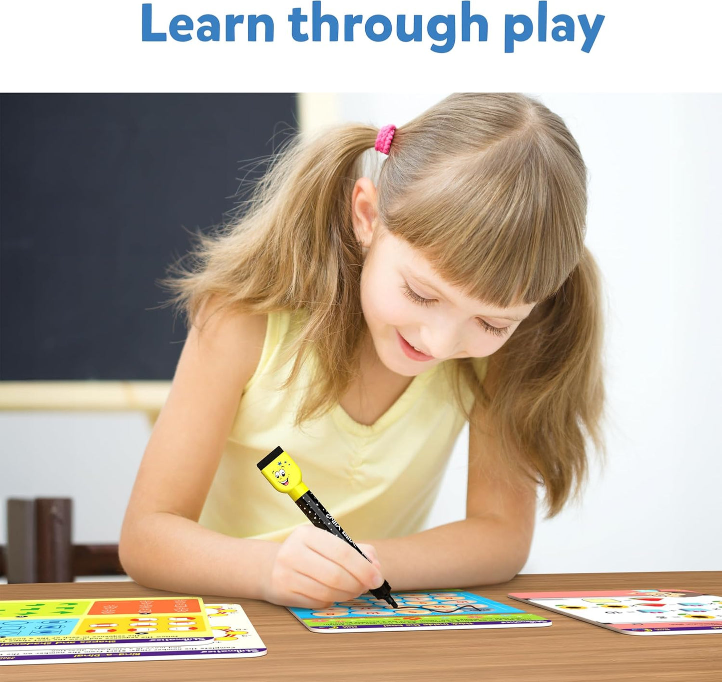 Skillmatics Educational Game - Dots & Mazes, Reusable Activity Mats with Dry Erase Marker, Gifts, Travel Toy, Ages 3 to 6