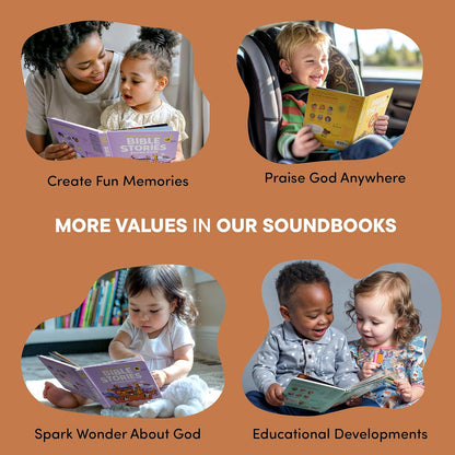 Dance with Jesus Christian Sound Books for Kids - 6 Bible Songs for Toddlers – Christian Gifts for Kids - Baby Bible for Baptism, Christening, Dedication Gifts, Sunday School, Preschool Homeschool