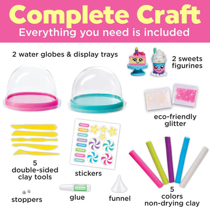 Creativity for Kids Make Your Own Water Globes: Magical Unicorns - Create 2 Snow Globe Unicorn Toys, Arts and Crafts and Girls Toys, Unicorn Gifts for Girls (Ages 6+)