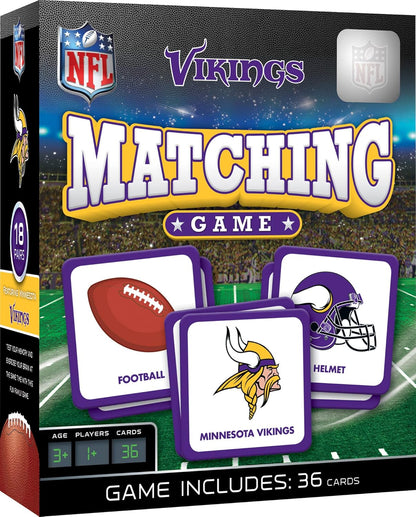 MasterPieces Sports Games - NFL Matching Game - Game for Kids and Family - Laugh and Learn