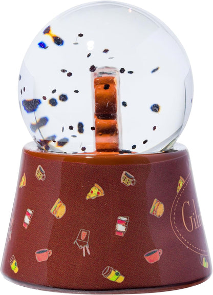Silver Buffalo Disney Mickey and Friends Mini Light Up Snow Globe│Minnie Mouse│3.8 Inches Tall, 45mm (Small)