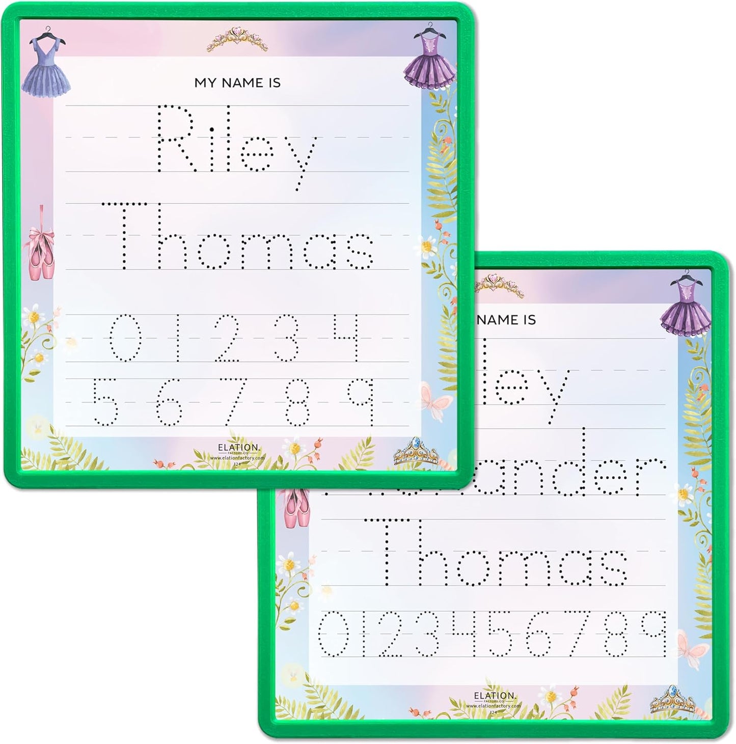 Kid's Name Tracing Board | Dry Erase Letter Tracing | Reusable Writing Practice Board | Personalized | Ballet Theme