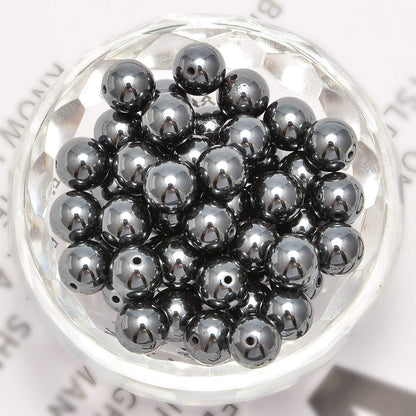 NCB 100pcs Original Natural Stone Beads Gemstone Round Loose Beads 6mm 8mm 10mm (Blue Aventurine, 6mm 100Beads) - Colors A