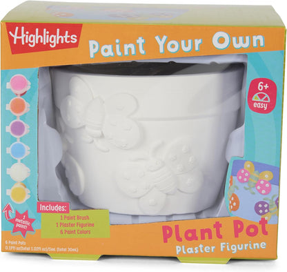 Highlights Paint Your Own Plaster Figurine & Activity Kits – DIY Art Sets with Figurines, Paints, Brush & Bonus Activities – Multiple Themes – Ages 6+