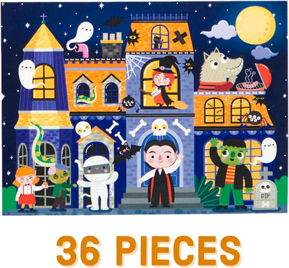 Mudpuppy Unicorn Magic – 36 Piece Puzzle to Go Featuring Sparkly Magical Unicorns Perfect Travel Activity for Children Ages 3 and Up