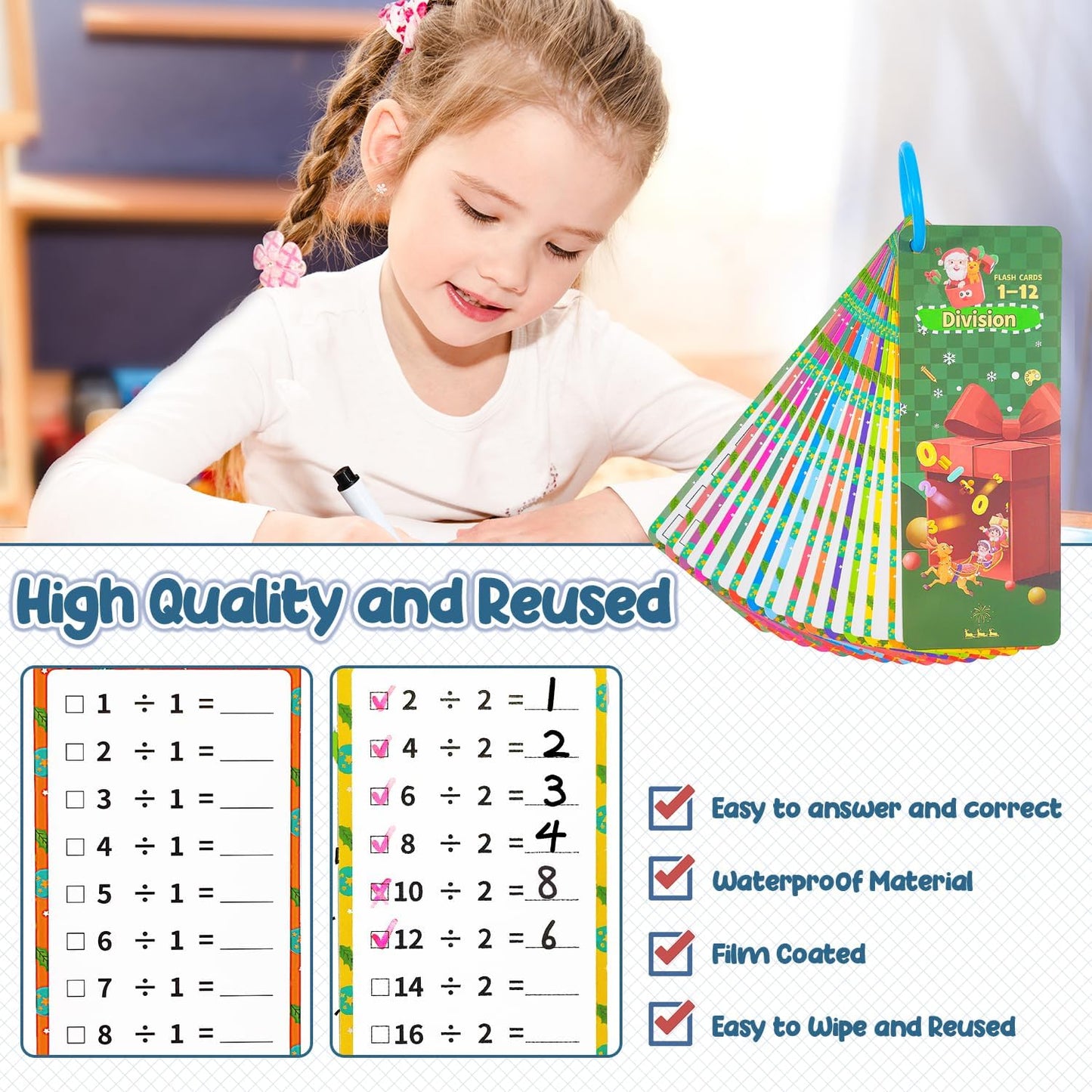 0-12 Multiplication Flash Cards, Large Math Table Flashcards, Multiplication Chart, Educational Times Table Flashcards for Classroom for 1st to 3rd Grades