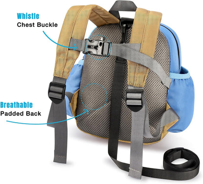 STEAMEDBUN Backpack Leash for Toddlers 1-3: Baby Backpack with Leash for Boys Girls - Anti-Lost Harness for Walking