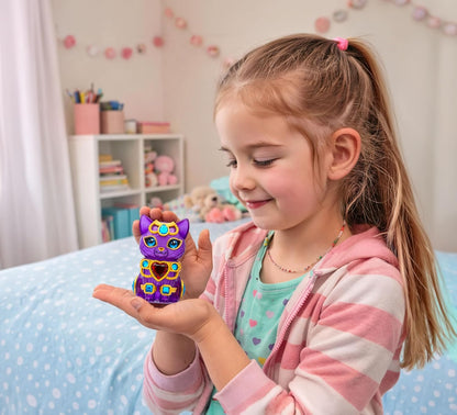 Gem Pets Purple Diamond Bunny Treasure Dig Kit with Lilac-Scented Soap, Includes 10 Gems, 4 Accessories & Digging Tool to Decorate Pet, Mess-Free Excavation Activity for Kids, Pink Doll & Purple Gems