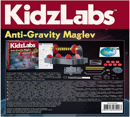 4M Kidzlabs Anti Gravity Magnetic Levitation Science Kit - Maglev Physics Stem Toys Educational Gift for Kids & Teens, Girls & Boys (3686)