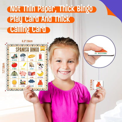 SpriteGru Multiplication & Division Bingo Game, 480 Math Problems, 2 Educational Math Board Game for Kindergarten and Preschool Kids 4-8, Perfect for Classroom & At Home (Up to 25 Players)