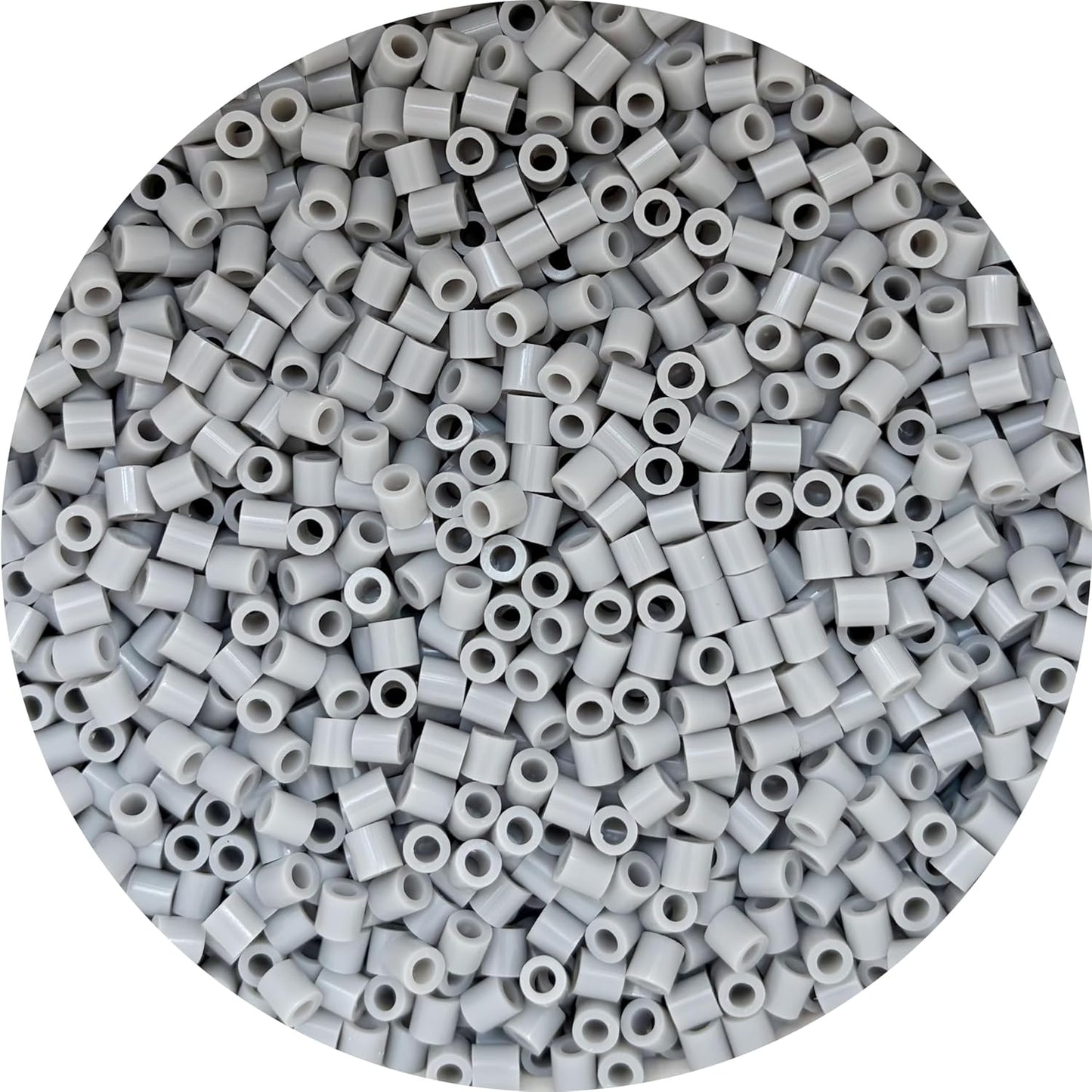 OEEKOI 5500Pcs Fuse Beads - 5mm Bulk Melting Beads for Crafts, Ideal for Christmas Birthday Gifts,Clear